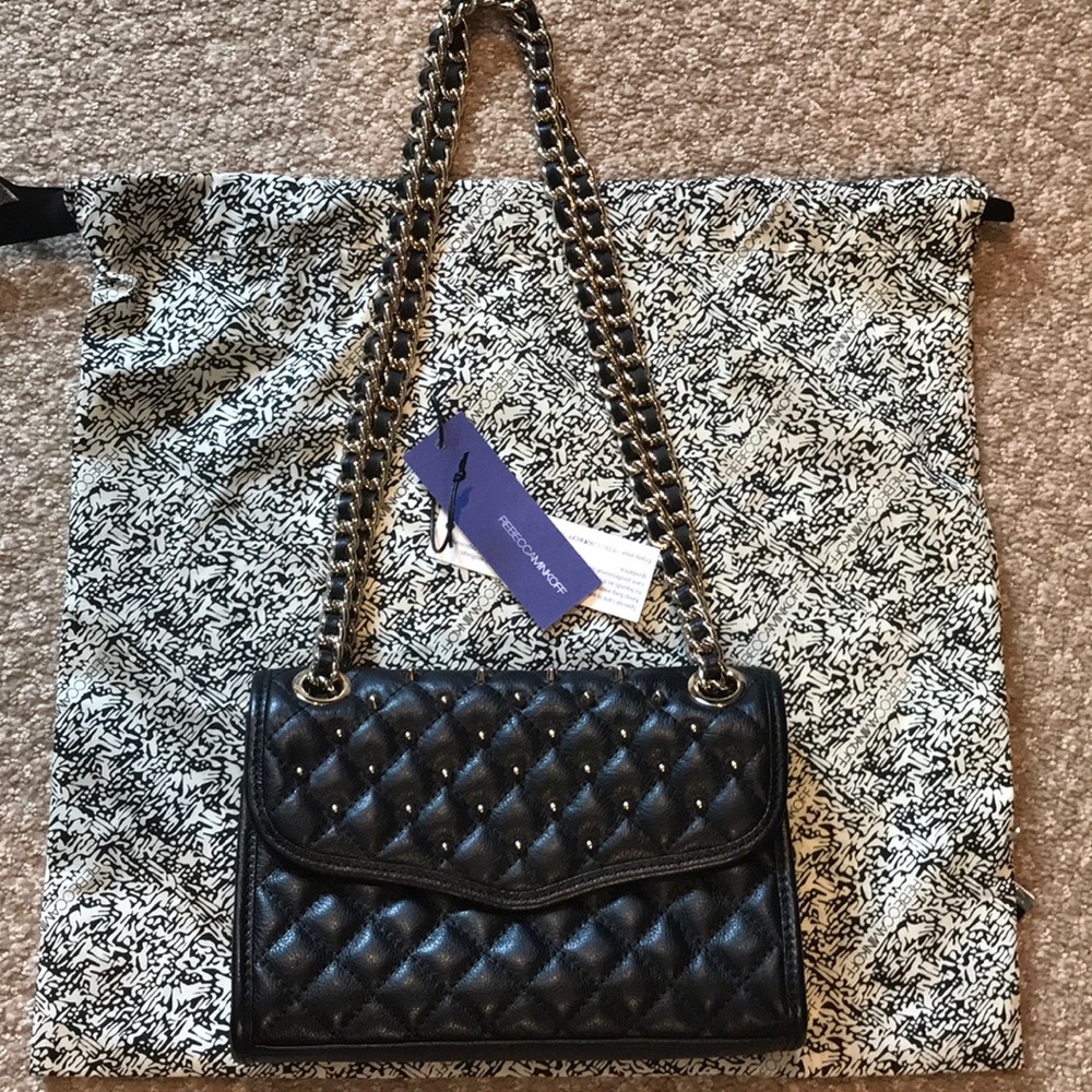 Rebecca Minkoff quilted/studded handbag